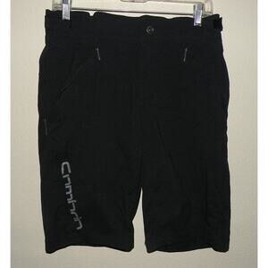 Sombrio Women's Size Medium Nylon V’al Cycling Shorts Black Adjustable Waist